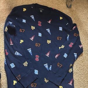 COPY - Men’s Polo RL sleep top. Size Large.